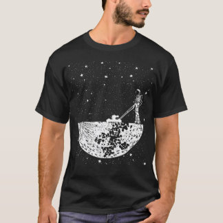 Lawn Mowing Astronaut T-shirt