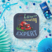 Lawn Mowing Expert Papieren Bordje (Feest)
