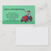 Lawn Mowing Landscaper Gardener Visitekaartje (Voorkant / Achterkant)