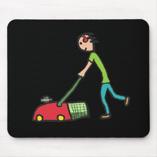 Lawn Mowing Muismat (Voorkant)