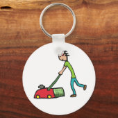 Lawn Mowing Sleutelhanger (Voorkant)