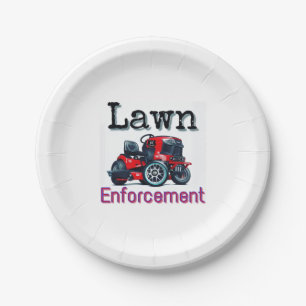 LAWN POLICE 005 PAPIEREN BORDJE