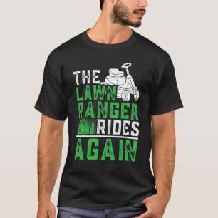 Lawn Ranger Tractor Mowing Rides Opnieuw gelanceer T-shirt