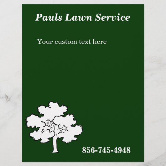 Lawn Service Flyer (Voorkant)