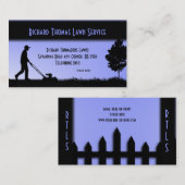 Lawn Service Landscape Sky Blue Visitekaartje (Voorkant / Achterkant)