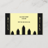 Lawn Service Landschap Geel Visitekaartje (Achterkant)