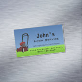 Lawn Service Magnetisch Visitekaartje (Voorbeeld)