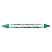 Lawn Service Promotion Zwarte Inkt Pen (Voorkant)