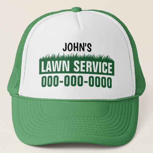 Lawn Service Trucker Hat Pet (Voorkant)