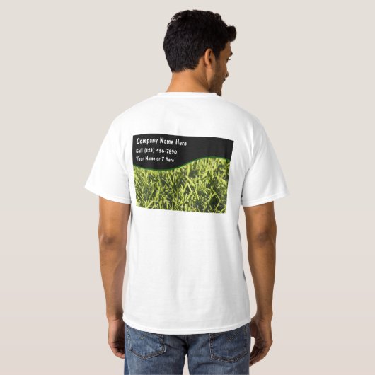 Lawn Service Tshirts (Achterkant volledig)