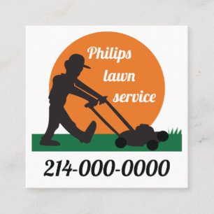 Lawn Service Vierkante Visitekaartje
