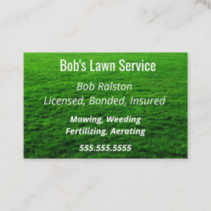 Lawn Service Visitekaartje