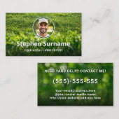 Lawn Services Aangepaste Foto Landscaping Yard Car Visitekaartje (Voorkant / Achterkant)