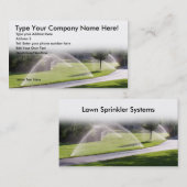 Lawn Sprinker Visitekaartje (Voorkant / Achterkant)
