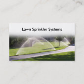 Lawn Sprinker Visitekaartje (Achterkant)