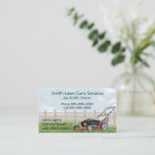 Lawn Yard Maintenance Services Visitekaartje (Staand voorkant)