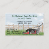 Lawn Yard Maintenance Services Visitekaartje (Voorkant)