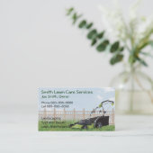 Lawn Yard Maintenance Services Visitekaartje (Staand voorkant)