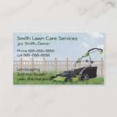 Lawn Yard Maintenance Services Visitekaartje (Voorkant)