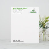 Lawn Yard Mowing, Mow Lawns, Landscaping Lawn Care Briefhoofd Sjabloon (Staand voorkant)