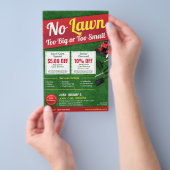 LawnCare Landscaping Grass Cutting Flyer 8.5 x 5.5 (Hand)