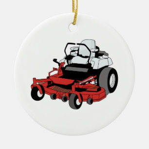 Lawnmower Keramisch Ornament