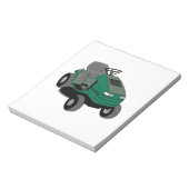 Lawnmower Notitieblok (Gedraaid)