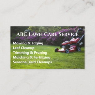 Lawnpro Premium Service Visitekaartje