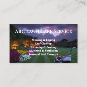 Lawnpro Premium Service Visitekaartje