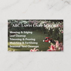 Lawnpro Premium Service Visitekaartje