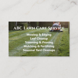 Lawnpro Premium Service Visitekaartje