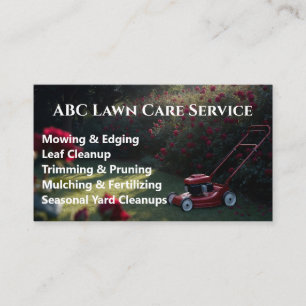 Lawnpro Premium Service Visitekaartje