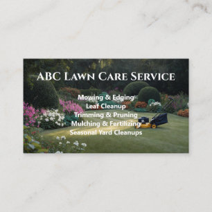 Lawnpro Premium Service Visitekaartje