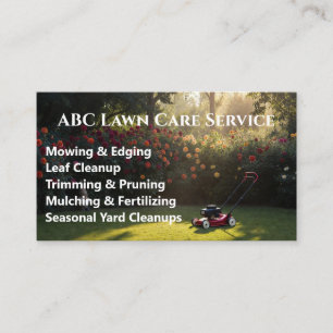Lawnpro Premium Service Visitekaartje