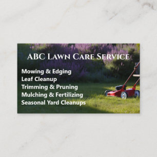 Lawnpro Premium Service Visitekaartje