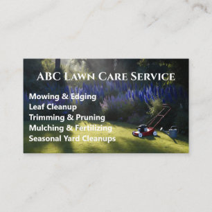 Lawnpro Premium Service Visitekaartje