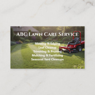 Lawnpro Premium Service Visitekaartje