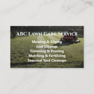Lawnpro Premium Service Visitekaartje