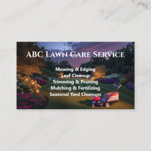 Lawnpro Premium Service Visitekaartje