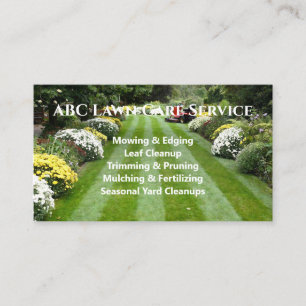 Lawnpro Premium Service Visitekaartje