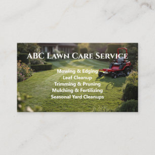 Lawnpro Premium Service Visitekaartje