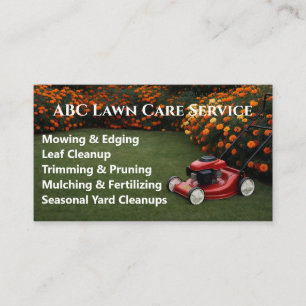 Lawnpro Premium Service Visitekaartje