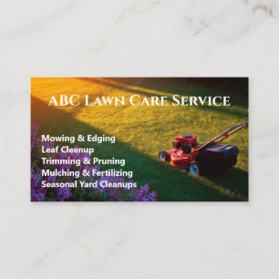 Lawnpro Premium Service Visitekaartje