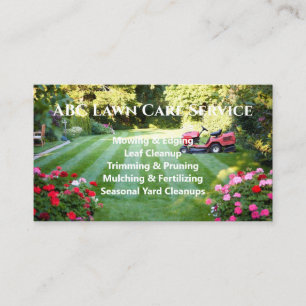 Lawnpro Premium Service Visitekaartje