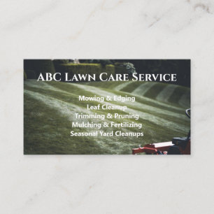 Lawnpro Premium Service Visitekaartje