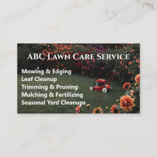 Lawnpro Premium Service Visitekaartje
