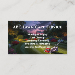 Lawnpro Premium Service Visitekaartje