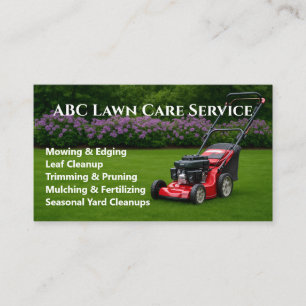 Lawnpro Premium Service Visitekaartje