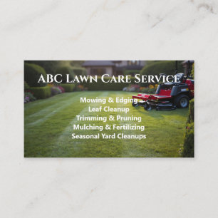 Lawnpro Premium Service Visitekaartje