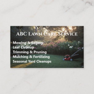 Lawnpro Premium Service Visitekaartje